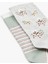 Çiçekli Çizgili 2'li Soket Çorap Seti 3