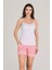 Lady Lingerie Pembe Beyaz 3 Lü Bayan Şort Pijama Takımı 2