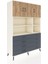 Hyperion Dolap 8 Raflı 8 Çekmeceli 3 Kapaklı 132X44X195 Aytaşı-Çam/antrasit 2