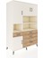 Kronos Dolap 9 Raflı 4 Çekmeceli 4 Kapaklı 132X59X195 Aytaşı-Aytaşı/çam 2