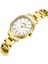SL.09.2536.3.02 Metal Kasa Metal Kordon 3 Atm Suya Dayanıklı Altın Renk Kadın Kol Saati 2