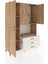 Hyperion Dolap 6 Raflı 3 Çekmeceli 3 Kapaklı 132X44X195 Çam-Çam/aytaşı 5