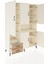 Hyperion Dolap 10 Raflı 2 Çekmeceli 5 Kapaklı 132X44X195 Aytaşı-Aytaşı/çam 5