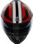 YM-853 Shine Red White Kask 2