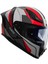 YM-853 Shine Red White Kask 3
