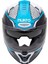 B-506 Level White-Blue Kapalı Kask 3