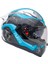 B-506 Level White-Blue Kapalı Kask 4