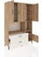 Hyperion Dolap 7 Raflı 2 Çekmeceli 4 Kapaklı 132X44X195 Çam-Çam/aytaşı 5