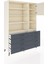 Hyperion Dolap 8 Raflı 8 Çekmeceli Tek Kapaklı 132X44X195 Aytaşı-Aytaşı/antrasit 5