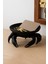 Dekoratif Yengeç Figürü Siyah Pratik Ev Gereçleri Çok Amaçlı Sunum Tabak 16 x 16 cm 1