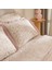 Shayla Pembe Baskılı Müslin Çift Kişilik Pike Takımı 8