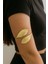 Gold 2'li Yaprak Pazu Bandı Üst Kol Bilekliği Ayarlanabilir 1