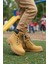 Camel Nubuk Kaymaz Unisex Çocuk Bot 921 F 3