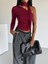 Asimetrik Yaka Fularlı Tek Kol Omuz Detaylı Sandy Kumaş Crop / Bluz 3