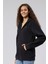 Mooncover Kadın Fermuarlı Kapşonlu Kanguru Cepli Sweatshirt 2
