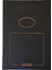 Prestij 17X24 cm Dokulu Karton Kapaklı Bloknot, 150 Yaprak, Düz, Siyah 1