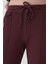 Organik Pamuklu Bordo Kadın Sweatpant 2