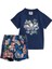 Bebek Mavi Eşofman SHORT TEE SET JC8012 6