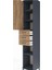 Hyperion Dolap 4 Raflı 3 Çekmeceli Tek Kapaklı 44X44X243 Antrasit-Çam 5