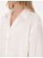 Kadın Beyaz Comfort Fit Uzun Kollu Gömlek 50313639-VR013 7