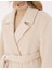 Kadın Ekru Kaşe Kaban 50314331-VR019 7