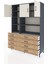 Hyperion Dolap 8 Raflı 8 Çekmeceli 3 Kapaklı 132X44X195 Antrasit-Aytaşı/çam 3