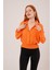 Bel ve Bilek Lastikli Turuncu Bluz 4