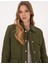Kadın Haki Comfort Fit Mont 50314035-VR027 2