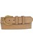 %100 Hakiki Deri, Gold Tokalı 4 cm Açık Sarı Süet Kadın Kemeri; Kot, Spor Kemer=süet.70.sarı 1