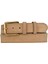 %100 Hakiki Deri, Gold Tokalı 4 cm Açık Sarı Süet Kadın Kemeri; Kot, Spor Kemer=süet.76.sarı 1