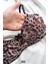 (3 Parça) Leopar Desenli Tül Detaylı Balenli Jartiyer Set 3