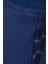 Erkek Regular Fit Pamuklu Düğmeli Yaka Beli Lastikli Desenli Indigo Pijama Takımı 6