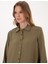 Kadın Haki Comfort Fit Uzun Kollu Gömlek 50318219-VR027 2