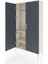 Arges Dolap 2 Raflı Kapaklı Tek Askılı 88X30X163 Aytaşı-Antrasit 4