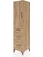 Hyperion Dolap 3 Raflı 3 Çekmeceli Tek Kapaklı 44X44X195 Çam-Çam 3