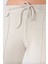 Organik Pamuklu Taş Renk Kadın Sweatpant 2