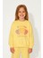 Kız Çocuk %100 Pamuk Kalp Desenli Bisiklet Yaka Trend Sweatshirt - 1022S 1
