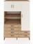 Kronos Dolap 9 Raflı 6 Çekmeceli 3 Kapaklı 132X59X195 Çam-Aytaşı/çam 1