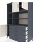 Kronos Dolap 8 Raflı 4 Çekmeceli 3 Kapaklı 132X59X195 Antrasit-Aytaşı/antrasit 4