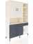 Hyperion Dolap 8 Raflı 5 Çekmeceli 3 Kapaklı 132X44X195 Aytaşı-Aytaşı/antrasit 2