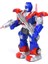 Uzaktan Kumandalı Disk Atan Sesli Işıklı Dev Optimus Prime Robot 40 cm 2
