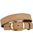 %100 Hakiki Deri, Gold Tokalı 4 cm Açık Sarı Süet Kadın Kemeri; Kot, Spor Kemer=süet.44.sarı 4