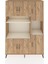 Hyperion Dolap 9 Raflı 6 Kapaklı 132X44X195 Çam-Çam/aytaşı 1