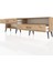 Arges Tv Ünitesi Tek Raflı 2 Çekmeceli 176X30X51 Çam-Çam/çam 4
