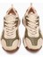 Daysi Haki Bej Kalın Tabanlı Spor Ayakkabı Kadın Sneakers 3