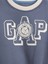 Erkek Bebek Mavi Varsity Logo Sweat Set 2