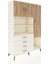 Hyperion Dolap 8 Raflı 4 Çekmeceli 3 Kapaklı 132X44X195 Aytaşı-Çam/aytaşı 2