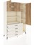 Hyperion Dolap 8 Raflı 4 Çekmeceli 3 Kapaklı 132X44X195 Aytaşı-Çam/aytaşı 5