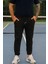 Erkek Siyah Slim Fit Jogger Eşofman 1