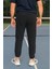 Erkek Siyah Slim Fit Jogger Eşofman 3